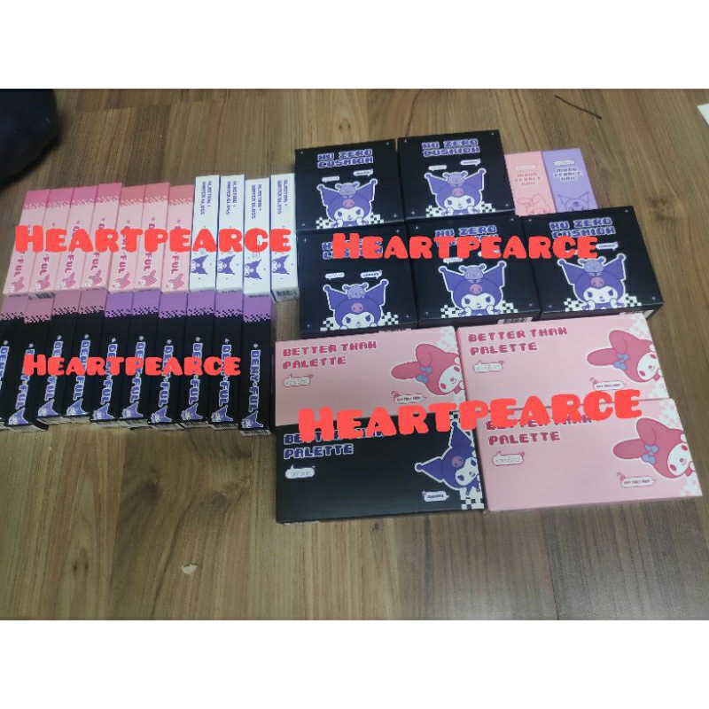 Ready Stock ROMAND X SANRIO dewyful liptint nu zero cushion verre hill palette