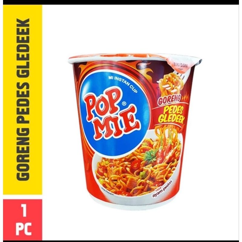 

Pop Mie Goreng Pedes Gledek Kuah Pedes Dower pangsit jontor