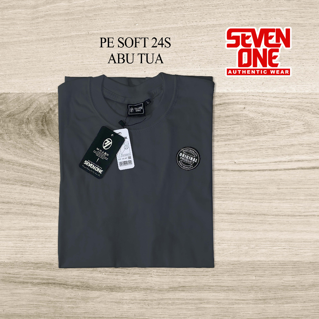 KAOS POLOS PRIA–WANITA PE SOFT 24’S SIZE M-L-XL-XXL-XXXL