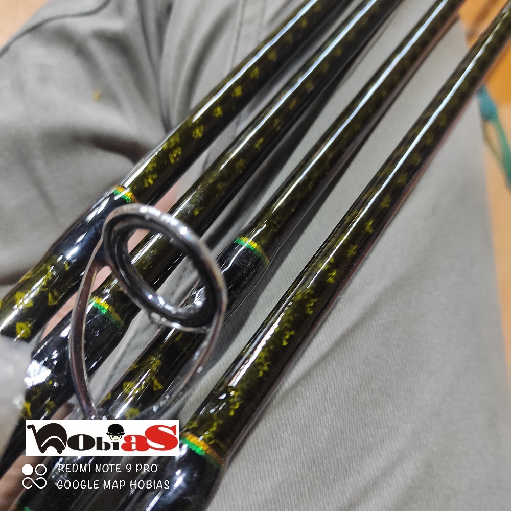 joran karangan/popping fuji sambung 2 carbon kaku protarget 270. 300. 330