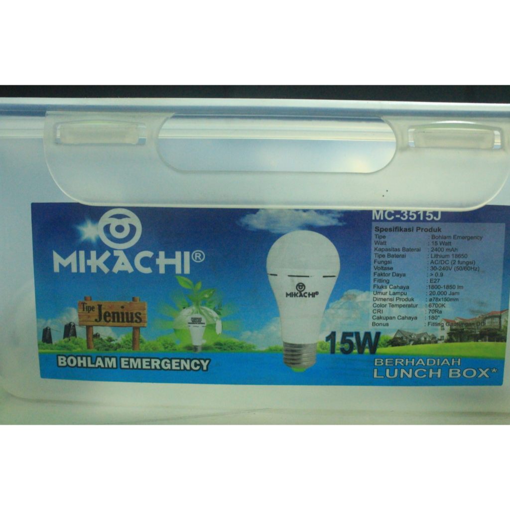 Lampu emergency mikachi