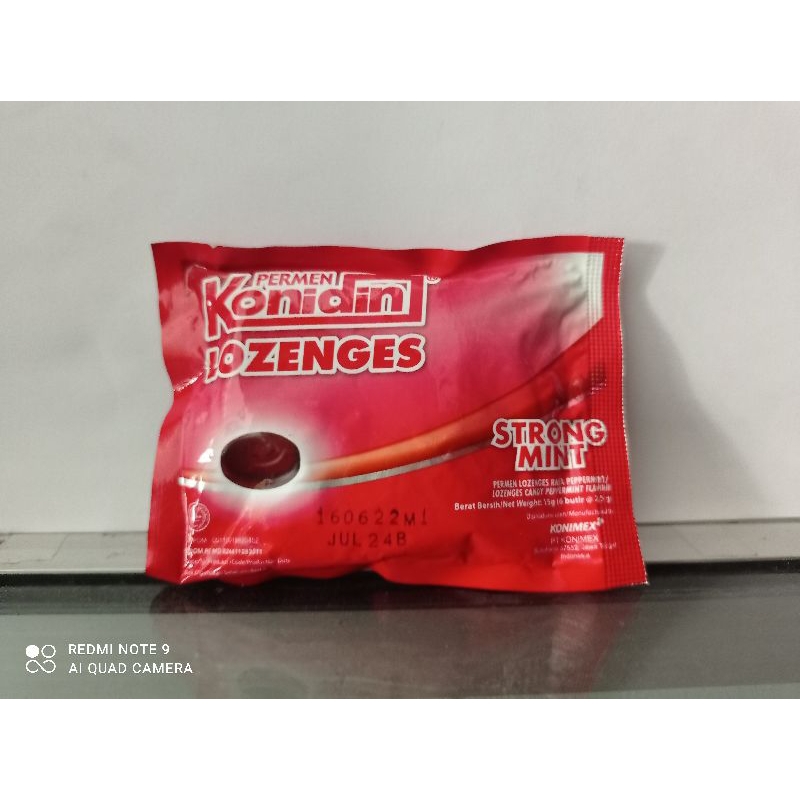 

Permen Konidin Lozenges Strong Mint (isi 6 butir)