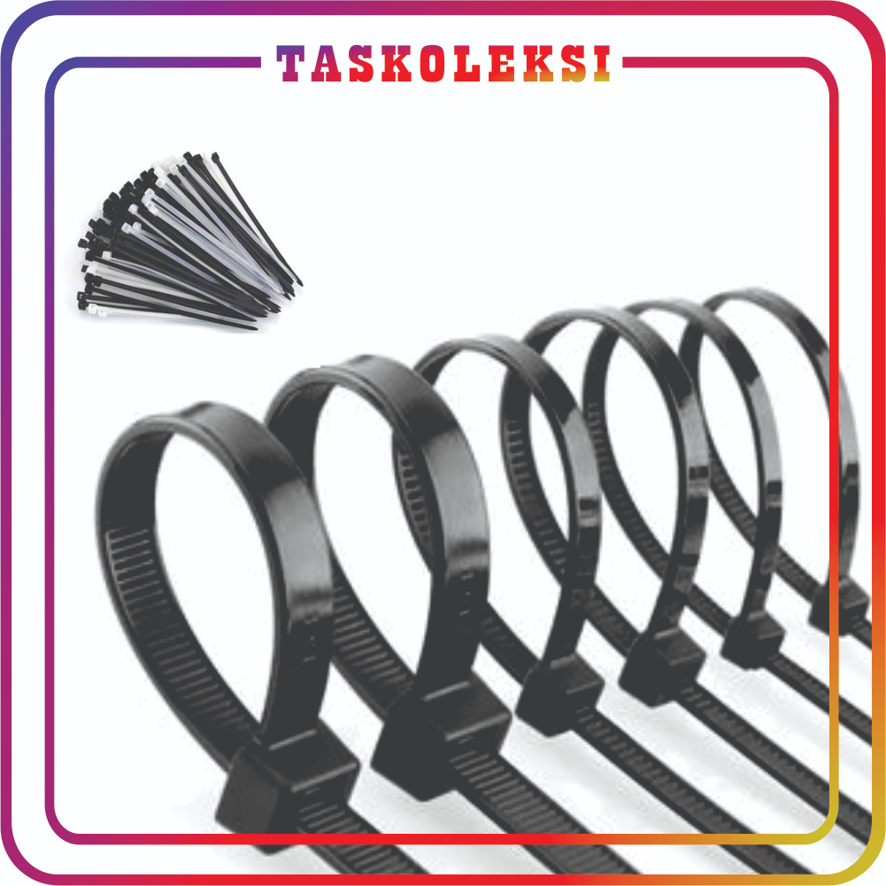 

☛TK☚ Kabel Ties Nylon Kabel Pengikat 1.8 Panjang 10cm R917
