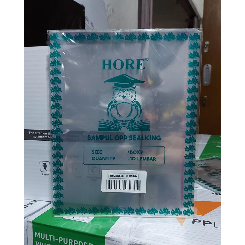 

sampul buku boxy opp + lem - 10 lembar