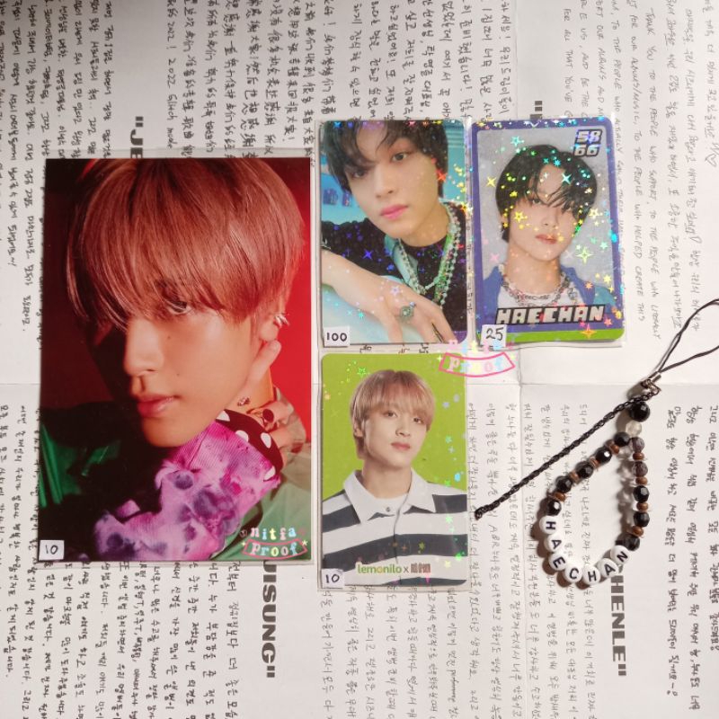 Haechan Photocard PC Lucky Draw Round 2 LD R2 Glitch Mode Trading Card TC A Konsep Lemonilo Postcard