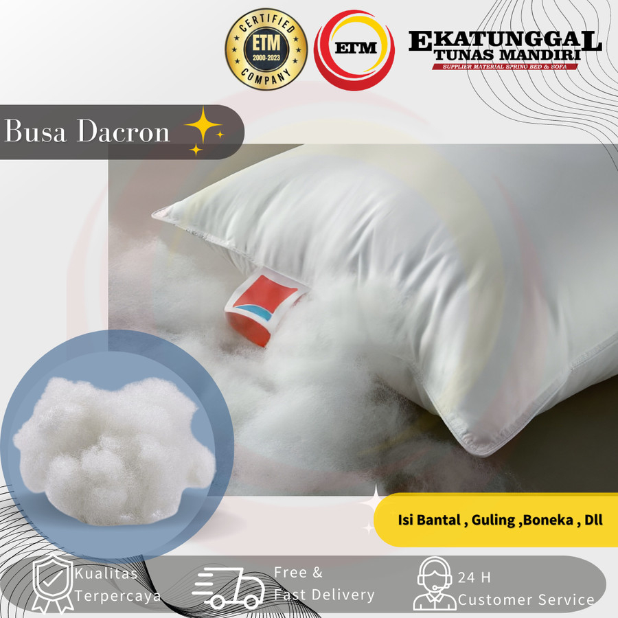 Kapas Dacron Isi Bantal Dakron Silikon Boneka Dakron