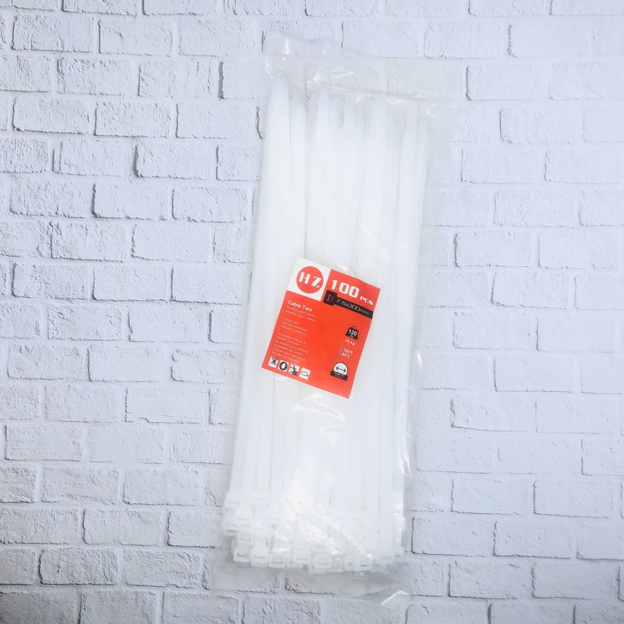 

Hz Cable Ties 7,6 X 300 Mm Black And White Cable Ties/Kable Tis
