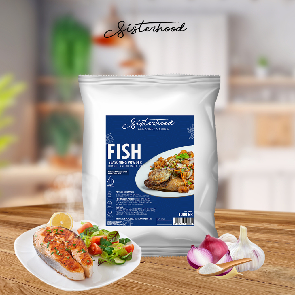 

Bumbu Kaldu Ikan 1kg - Sisterhood Fish Seasoning Powder 1kg