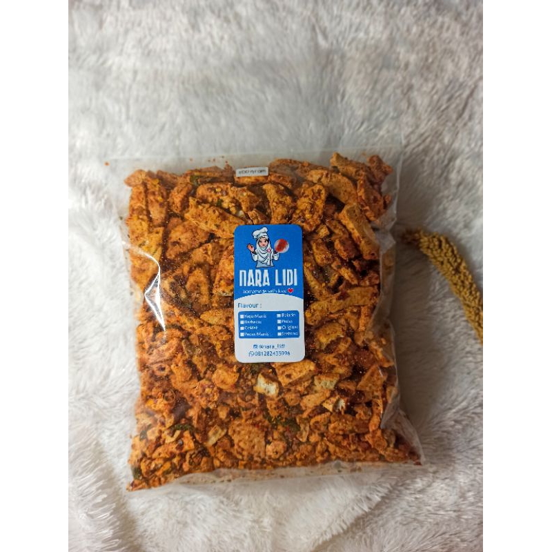 

Basreng pedas daun jeruk bumbu melimpah/basreng viral 500gram