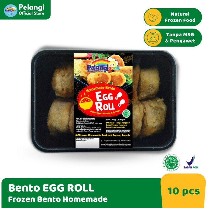 

Pelangi Bento Egg Roll isi 10pcs Non MSG & Non Pengawet - Festive Frozen Food