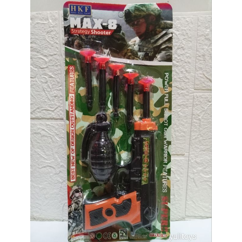 MAINAN ANAK PSITOL +GRANAT SUPER KEREN