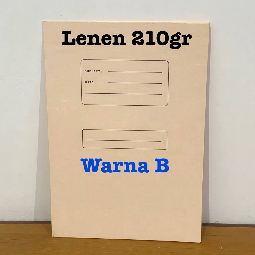 

(50 pcs) FOLIO STOP MAP KERTAS MAP KANTOR - STOPMAP LENEN 210gr Warna B