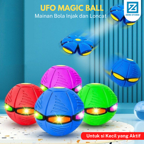 MAINAN BOLA UFO MAGIC BALL BOLA INJAK - BOLA UFO