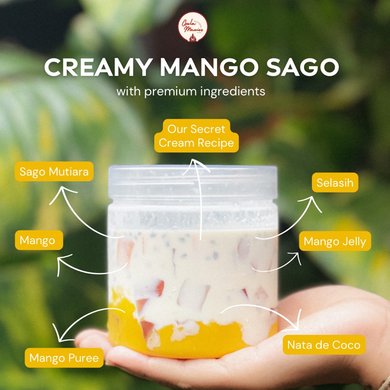

Creamy Mango Sago / Creamy Strawberry Sago