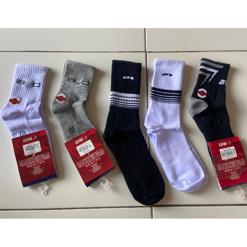 Kaos Kaki Avo Sport / Kaos Kaki Avo Pendek / Kaos Kaki Olahraga