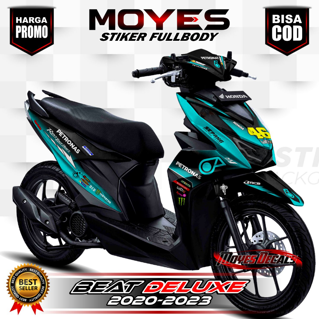 (COD) Decal Beat CBS 2023 // Decal Beat ISS 2021 // Stiker Beat Deluxe Full Body Petronas
