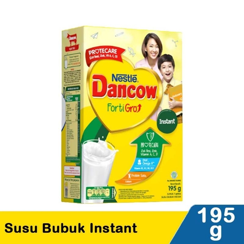 

Dancow Fortigro Susu Bubuk Instant 195G