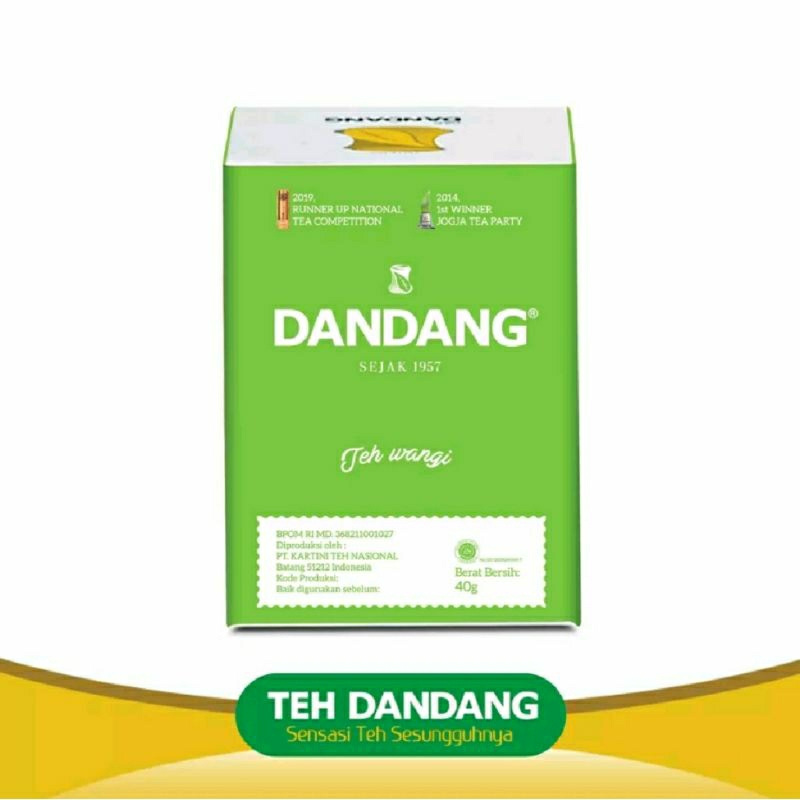 

Teh Dandang Hijau 40gr - Teh Tubruk - 1 slop isi 10 box