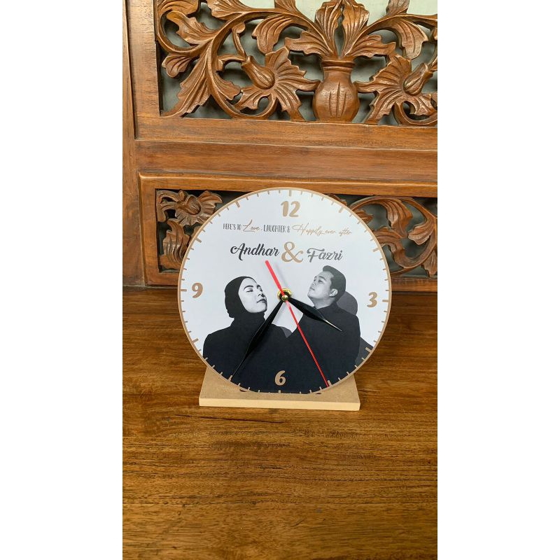 jam custom/jam meja custom/gift