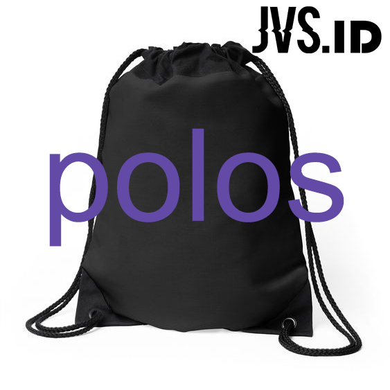 TAS SERUT HITAM KANVAS POLOS