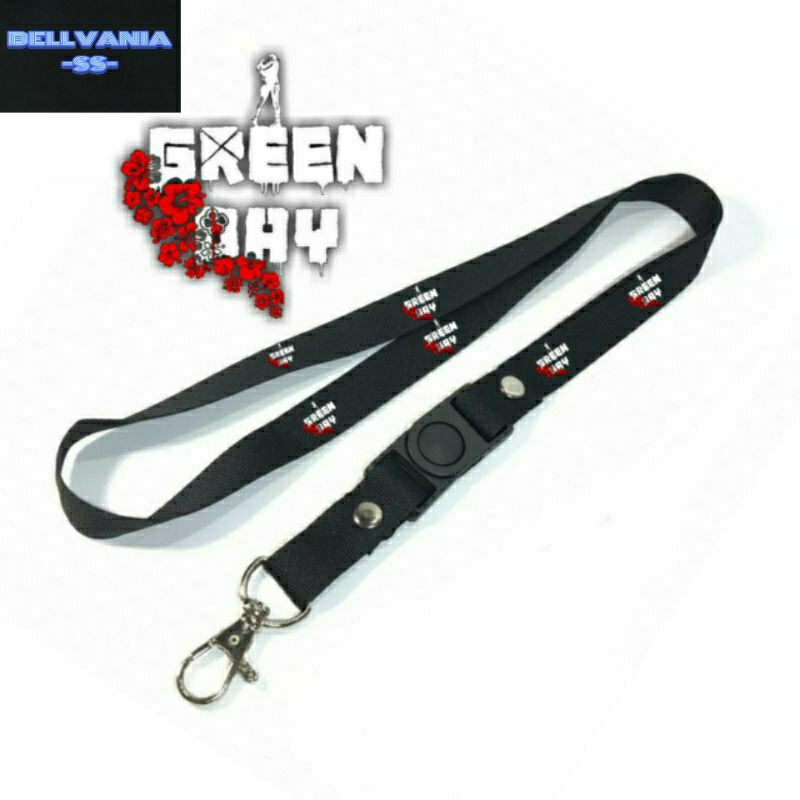 

TALI LANYARD GREEN DAY FLOWER RED | GANTUNGAN KUNCI | GANTUNGAN ID CARD | GANTUNGAN BOTOL | GANTUNGAN FLASHDISK