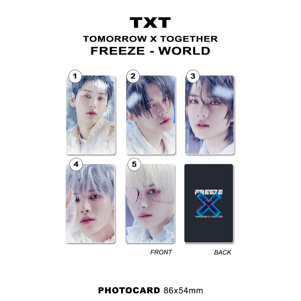 TXT - photocard [FREEZE]