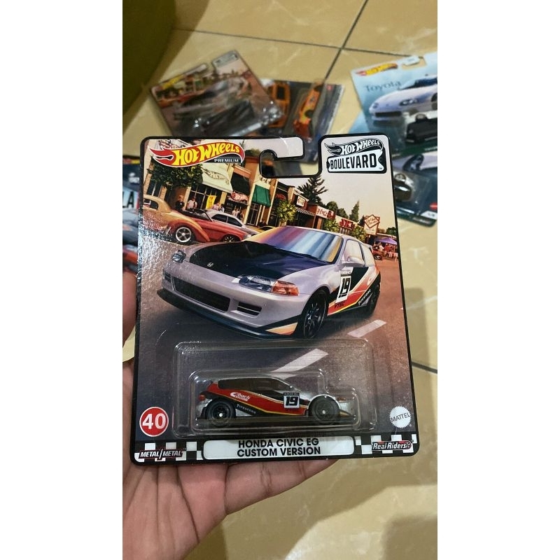 Hot Wheels Civic EG Costum Japan Stickers.
