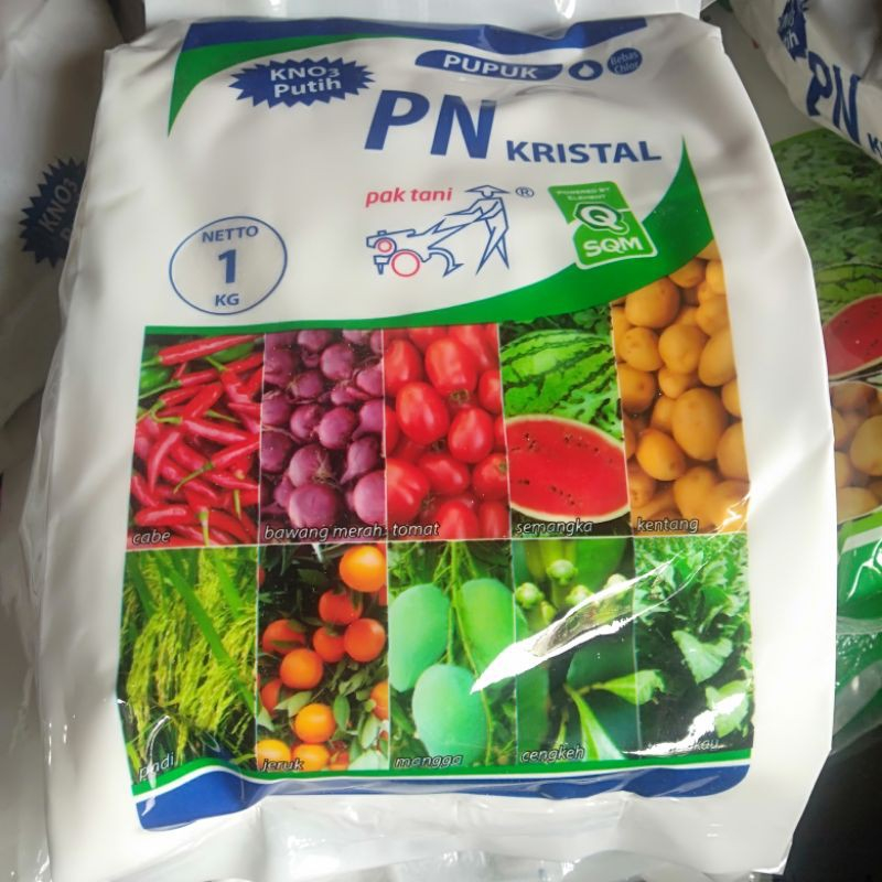 Pupuk Kno 3 putih PN kristal 1 kg