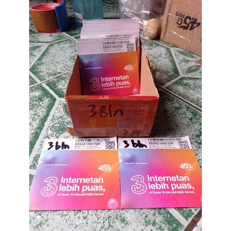 kartu perdana tri aon masa aktif 2 bulan