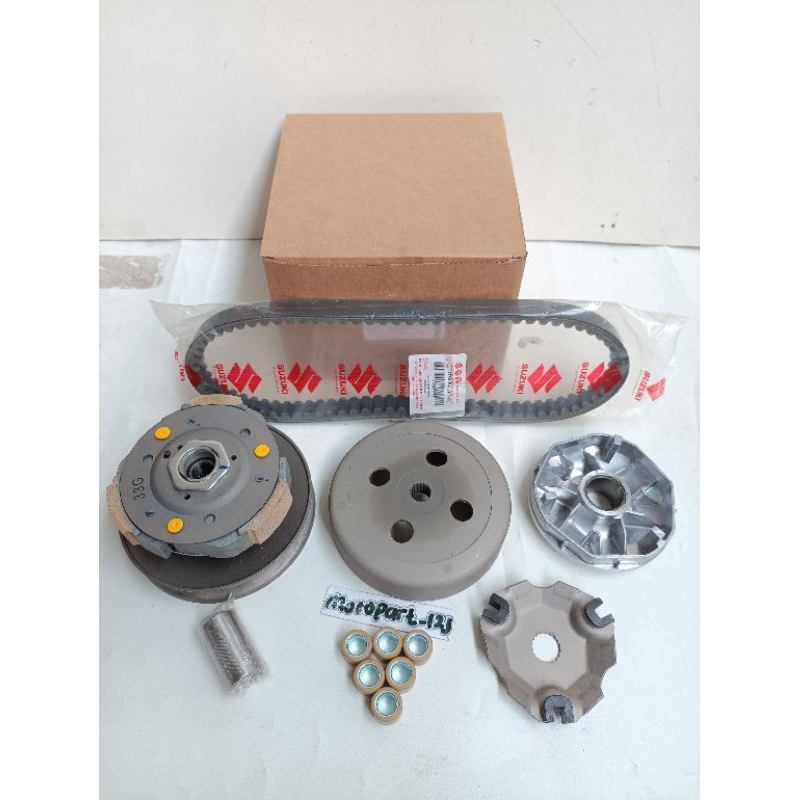PAKET KOMPLIT CVT SUZUKI SPIN 125 SKYWAVE SKYDRIVE