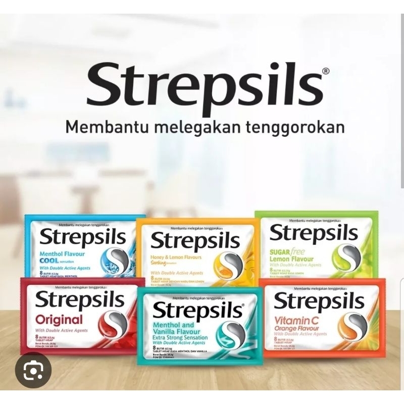 

Strepsils Permen pelega tenggorokan isi 8