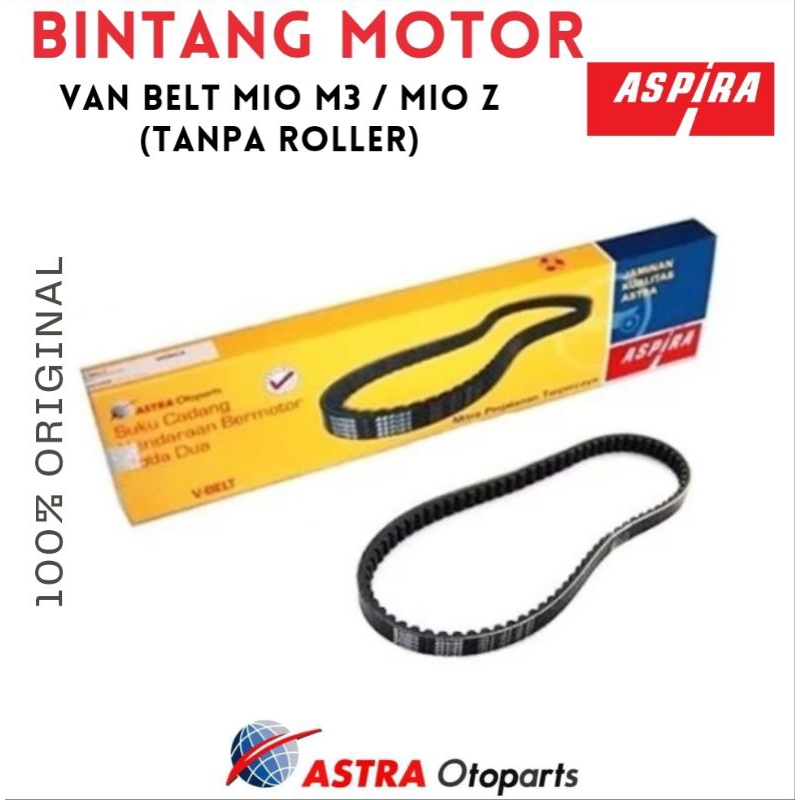 V Belt Van Belt Yamaha Mio M3 / Mio Z / Freego Bando Aspira (Tanpa Roller)