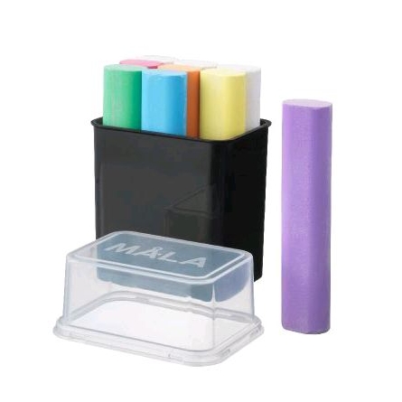 

Kapur papan tulis Ikea MALA, isi 9 pcs