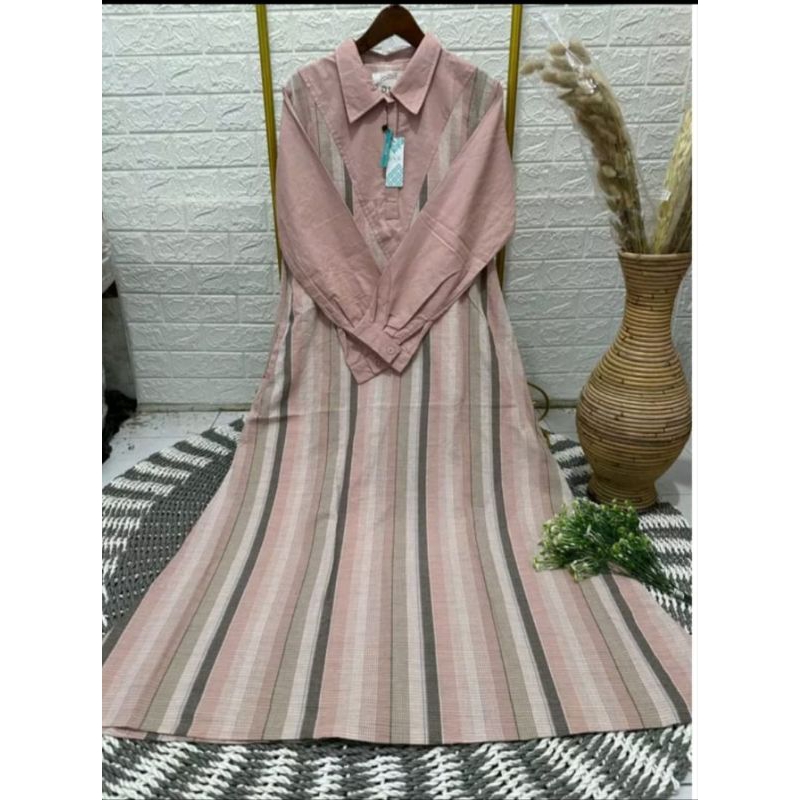 GAMIS ORIGINAL DNS BAHAN KATUN TRISET