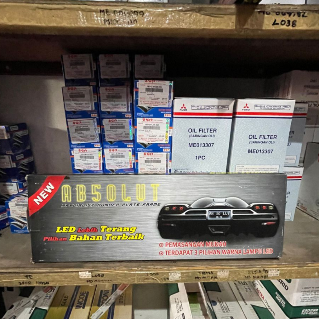 KMD | Plat Nomor Mobil / Dudukan Plat Mobil LED / Tempat Tatakan Plat Mobil LED