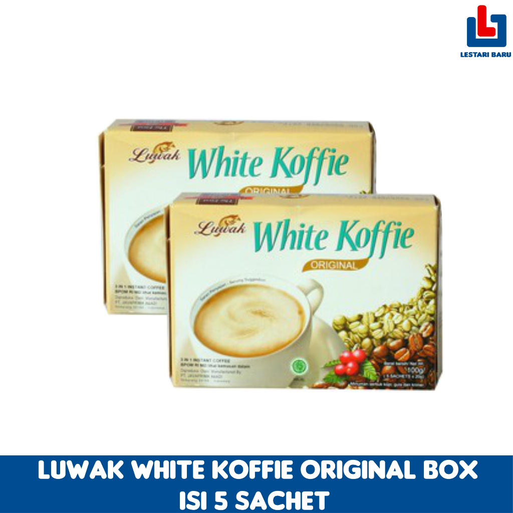 

Luwak White Koffie Original Box Isi 5 Sachet
