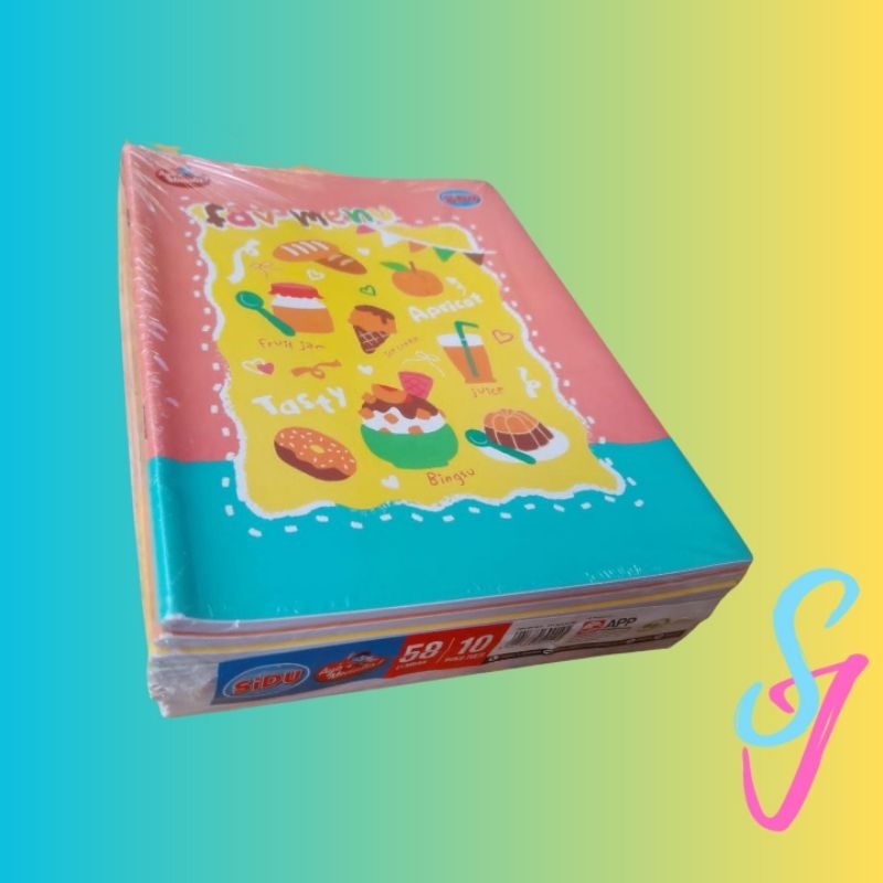 

SIDU Buku Tulis 58 Lembar 1 Pak Isi 10 Buku