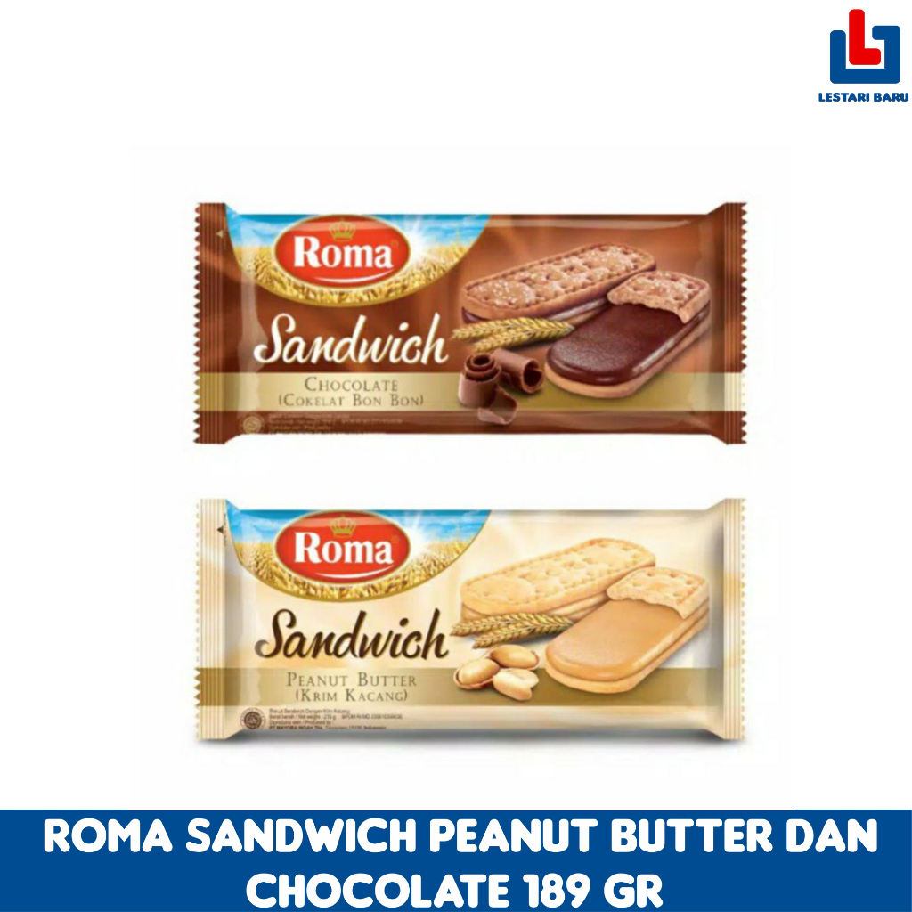 

Roma Sandwich Peanut Butter dan Chocolate 189 gr Edisi Lebaran