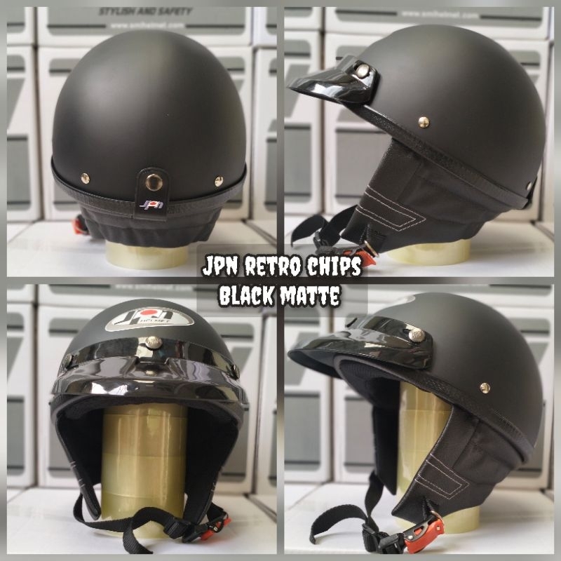 Helm Chip Merek Jpn Warna Hitam Dop