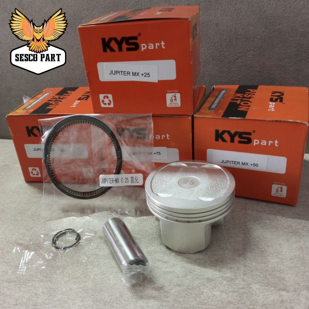 PISTON KIT JUPITER MX KYS PART PNP JUPITER MX 135 LAMA/MX NEW MURAH BERKUALITAS