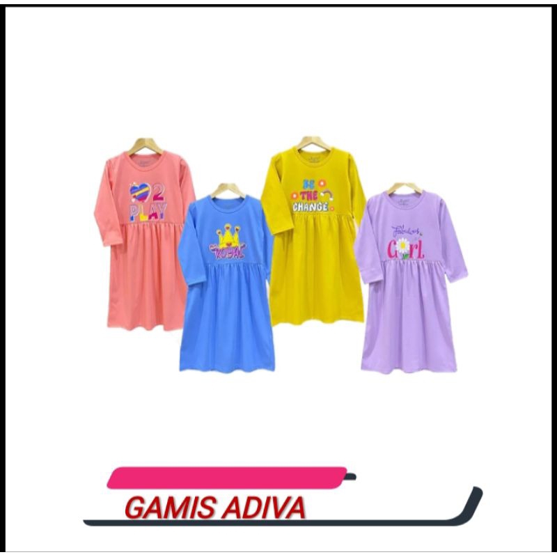 PROMO Gamis Adiva model baju / gamis anak perempuan terbaru /  / gamis anak perempuan cantik / gamis