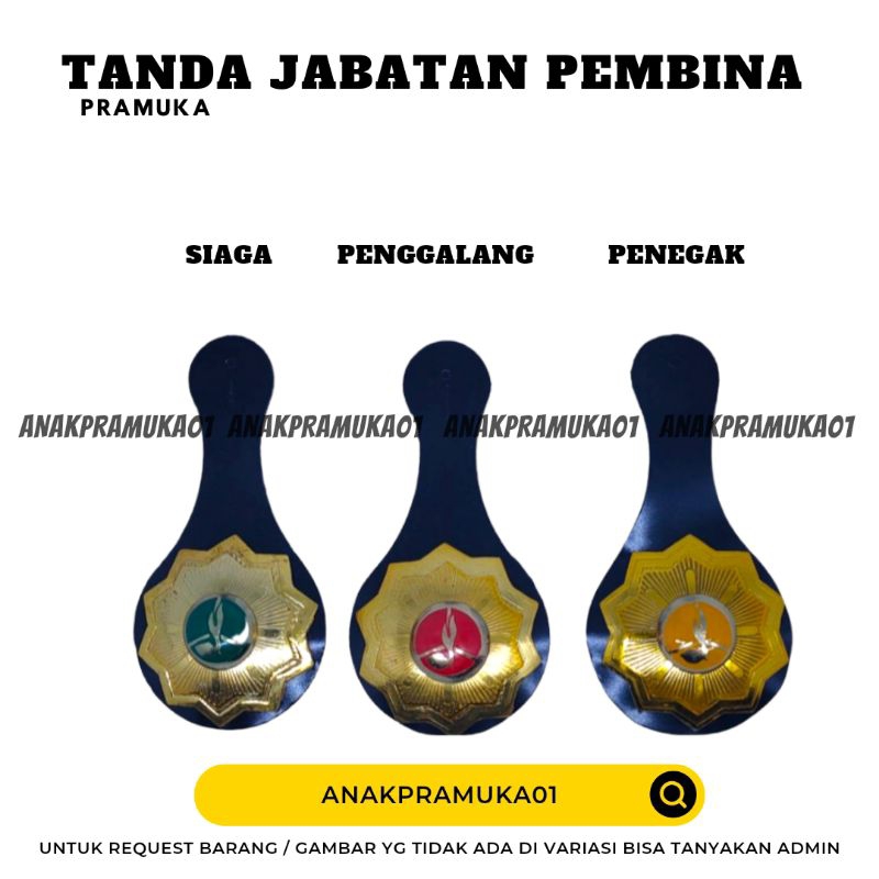 Tanda jabatan pembina Pramuka