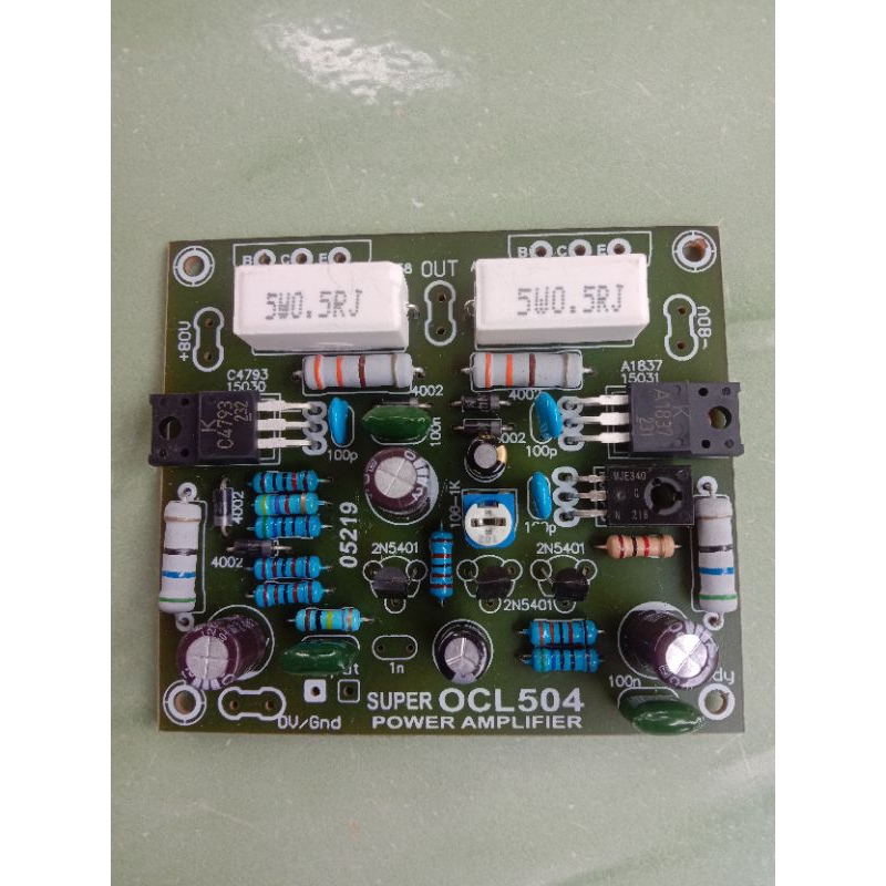 Kit OCL 504 driver power amplifer