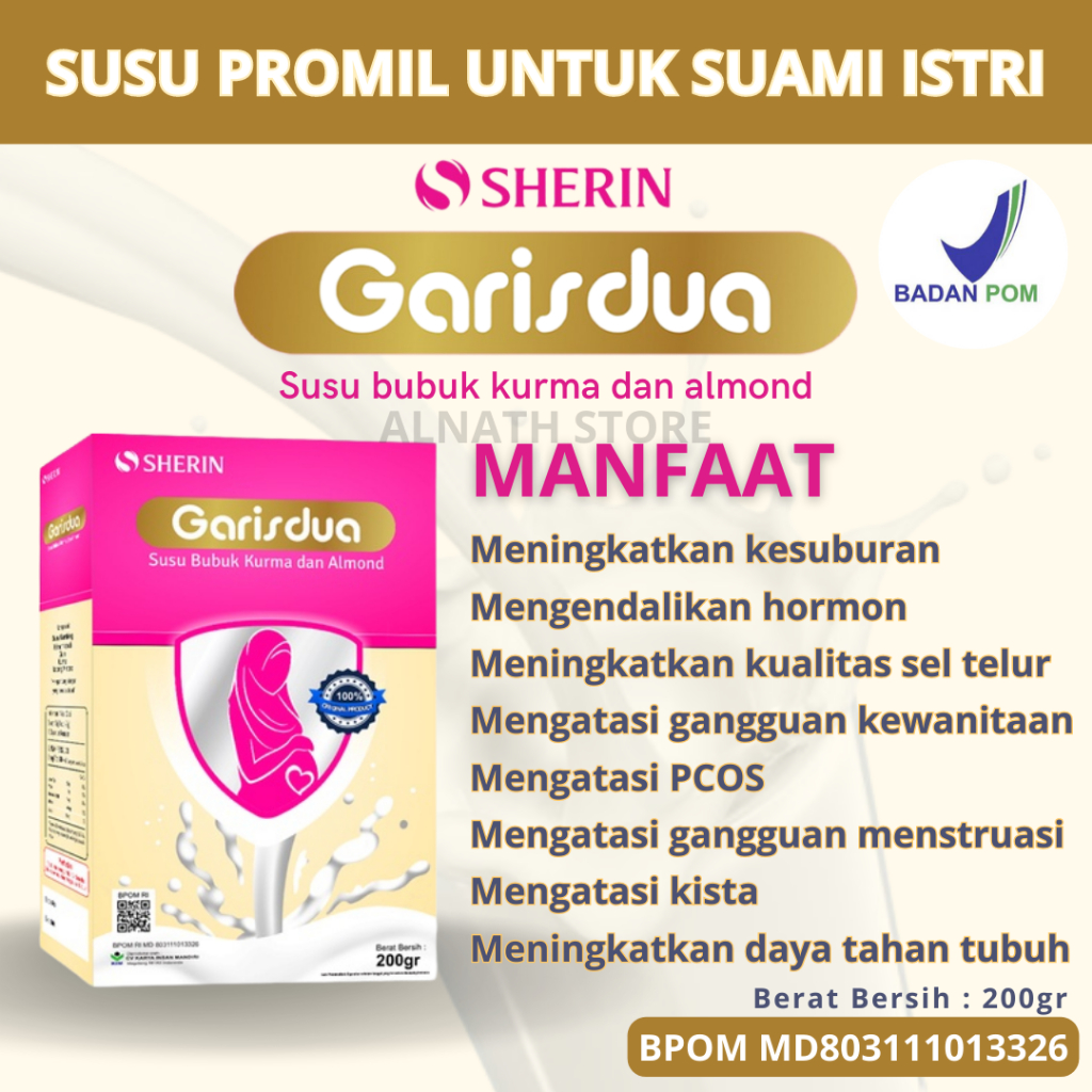

Susu Garis Dua Promil Untuk Suami Istri 200gr