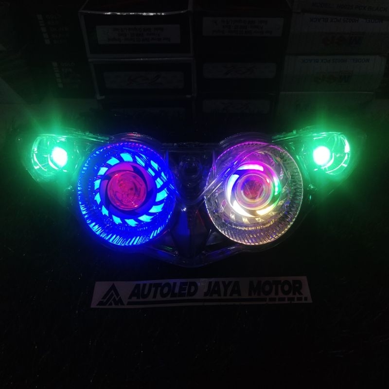 lampu depan Jupiter costum projie siap Pasang