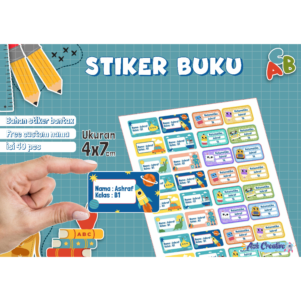 

STIKER BUKU