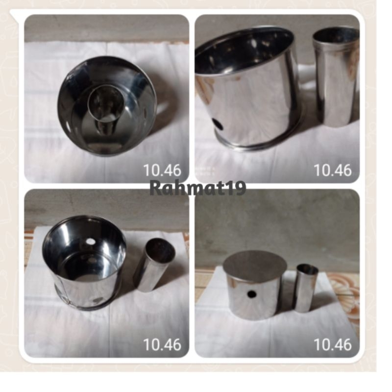 SATU SET CUTTER DONAT REGULER & BOMBOLONI 7cm tebal