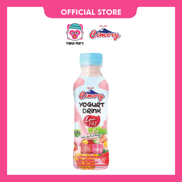 

⭐YAKUI MART⭐Susu Cimory Yogurt Drink Low Fat Strawberry & Mango 250 ml