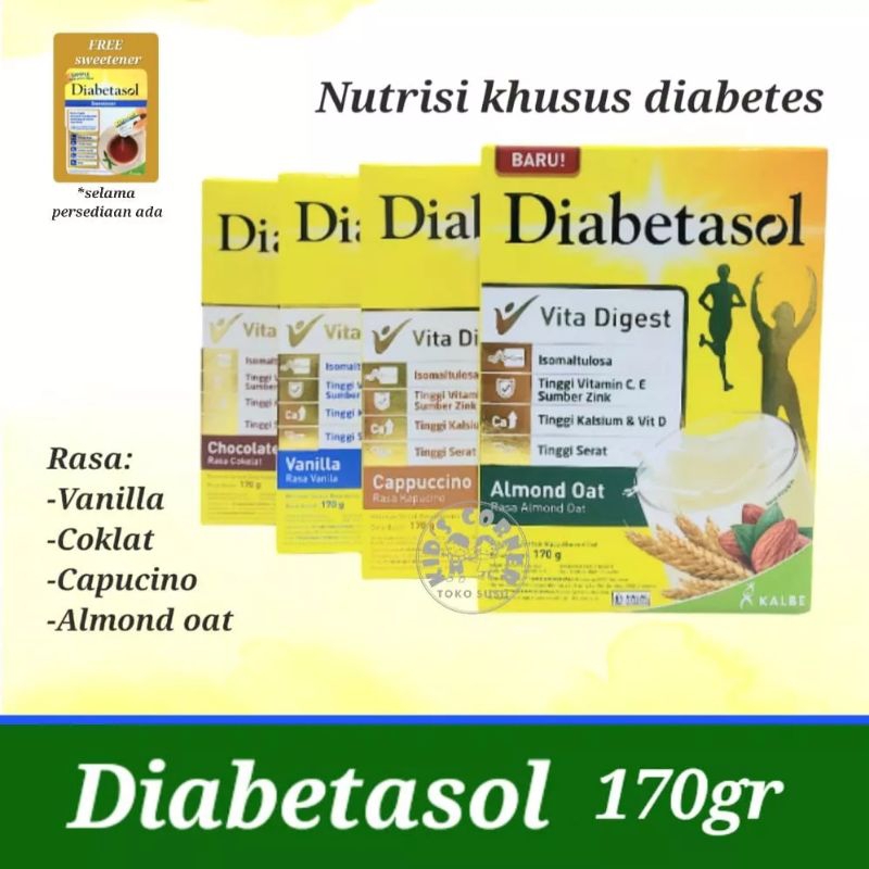 

Diabetasol 170gr/175gr All Variant