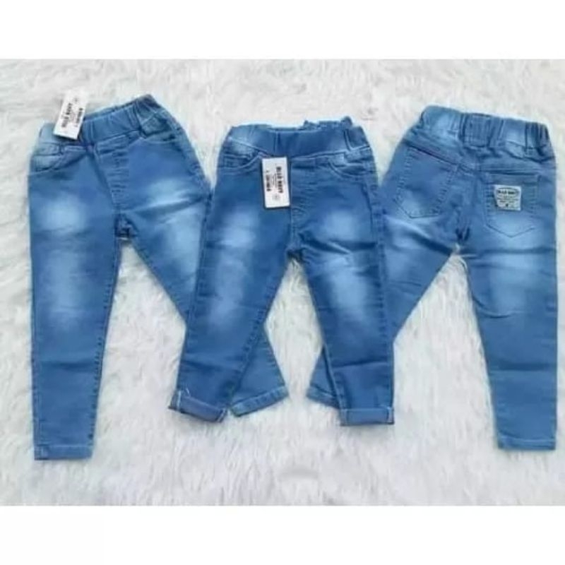 Celana Jeans Anak Model Skinny Jeans Anak Bahan Softjeans Stretch Mulur Elastis